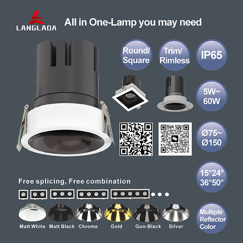 all in one IP65 Ceiling Spotlight