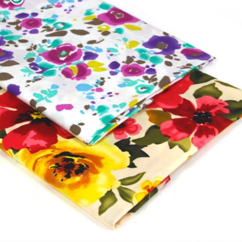 100% Cotton Colored Dye Print Canvas Fabric From