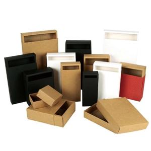 Kraft Paper Packaging Tarik Out Sliding Drawer Box