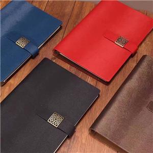 PU Leather Hardcover Notebook A5 Paper School Diary