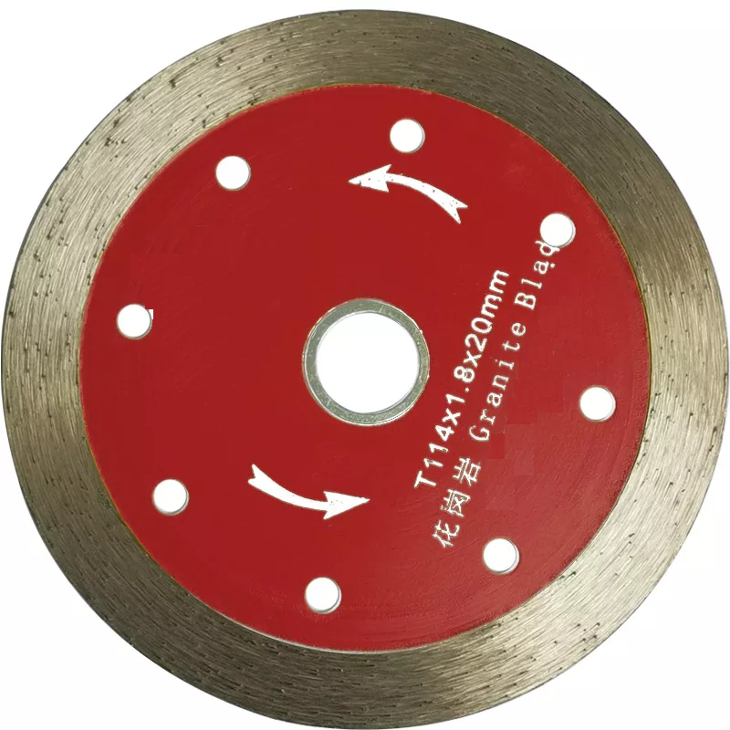 diamond saw blade marble slice electroplating red opening is suitable for marble, granite, concrete cutting factory direct sales