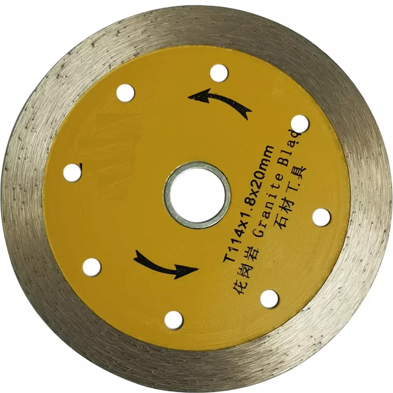 diamond saw blade marble slice electroplating red opening is suitable for marble, granite, concrete cutting factory direct sales