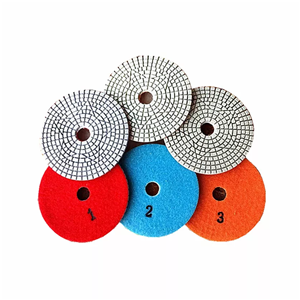 3 langkah polishing pad kit berlian basah polishing pad