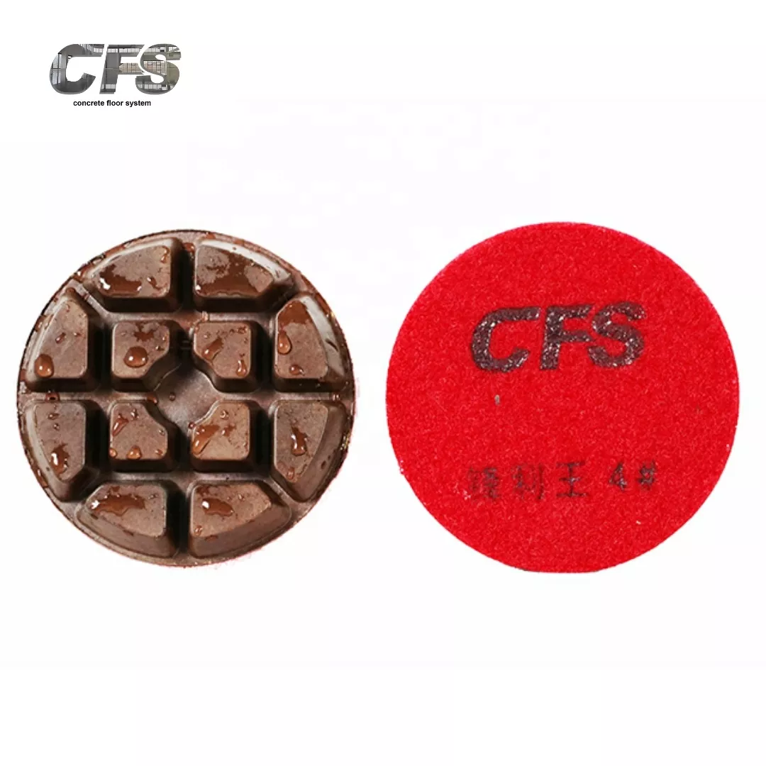 Diameter from 180mm to 400mm big size diamond floor polishing pads for granite marble concrete