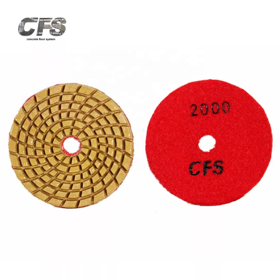 Diameter from 180mm to 400mm big size diamond floor polishing pads for granite marble concrete