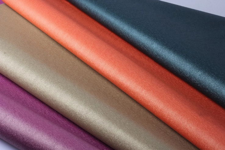 Book Binding paper PVC Coated Paper Leatherette Sheets for Book Binding