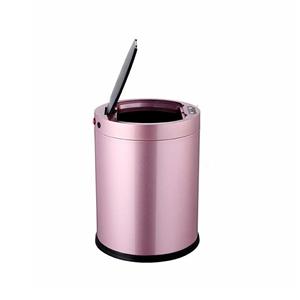 Rubbish Bin Stainless Steel Trash Can Pedal Type Square Trash Can