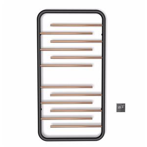 Luxury Electric Heated Towel Drying Rack , Gold Finished