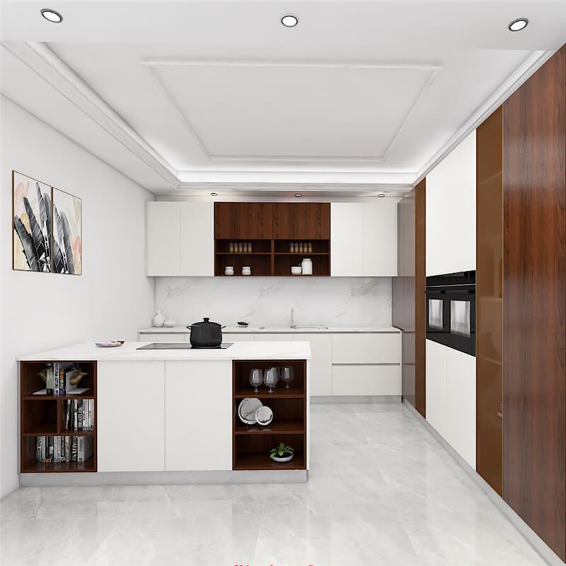 Modern Melamine Kitchen Closet Design