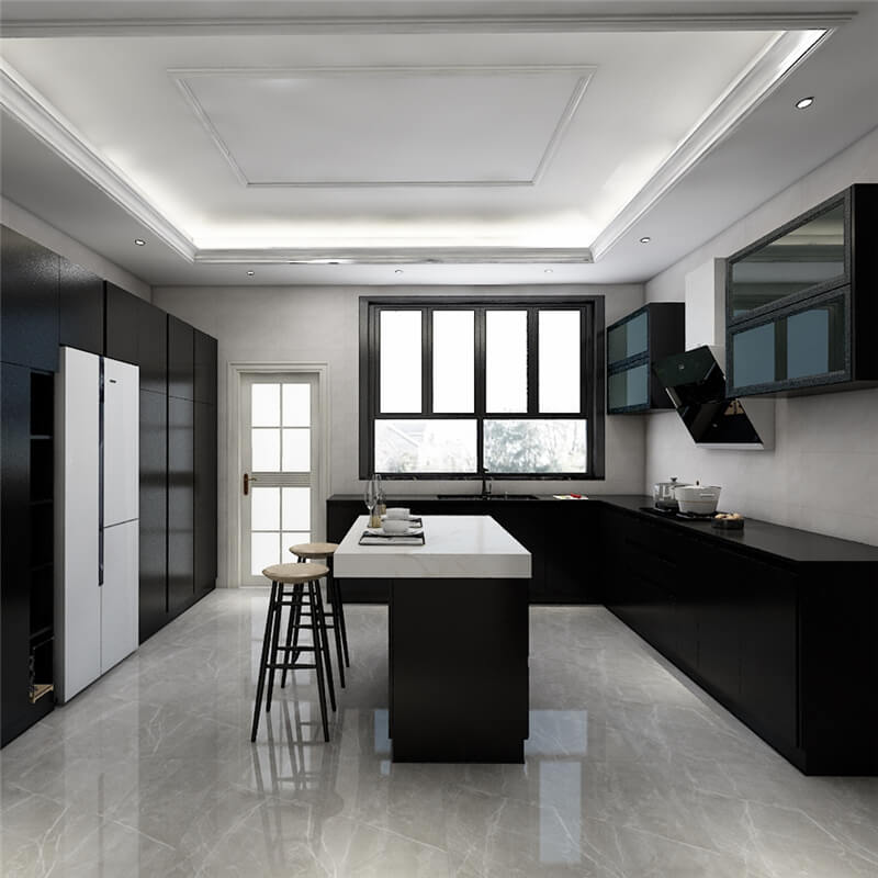 Supply Prefab Cherry Modular Kitchen Factory Quotes OEM