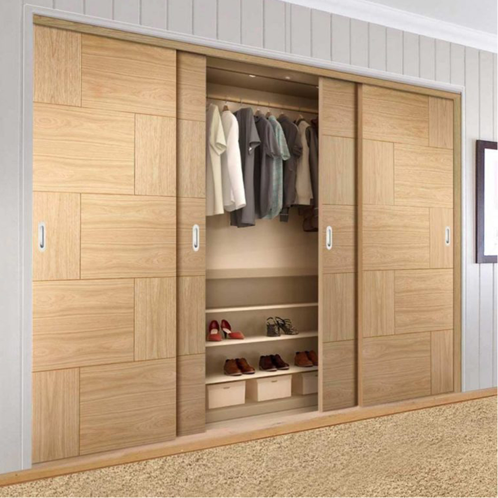 wardrobe with shelves