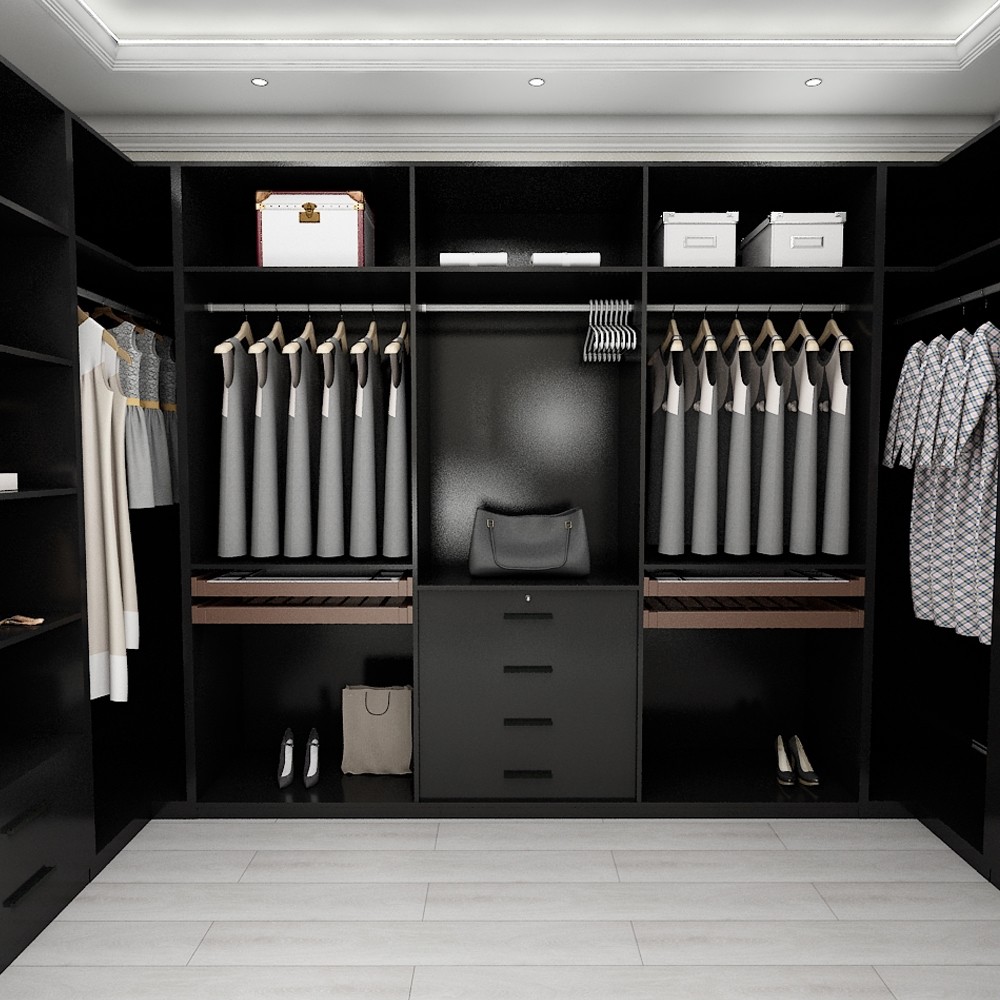 Grey Bedroom Closet Wardrobe Furniture