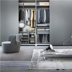 Grey Bedroom Closet Wardrobe Furniture