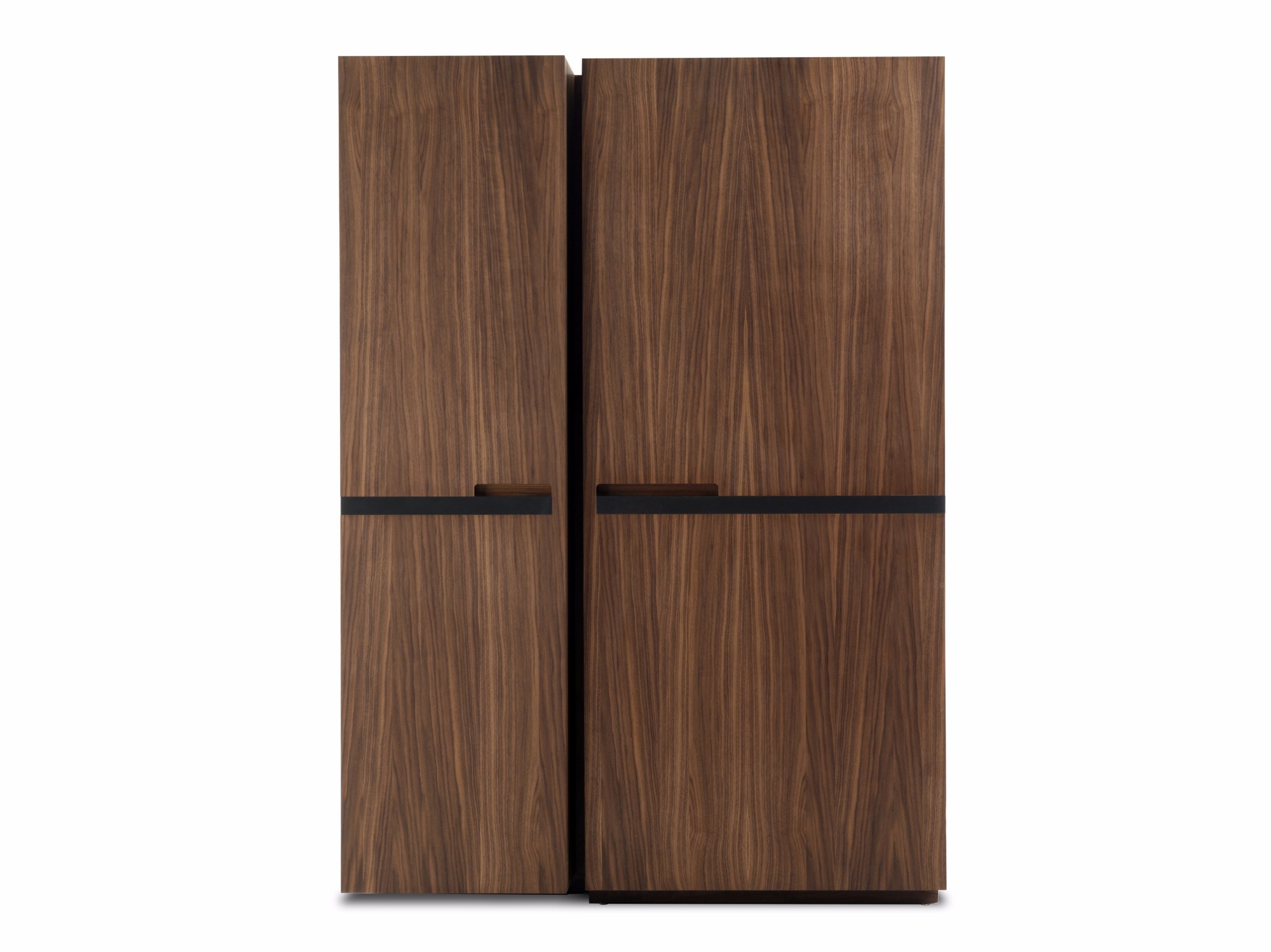Brown Stand Alone Wardrobe With Mirror