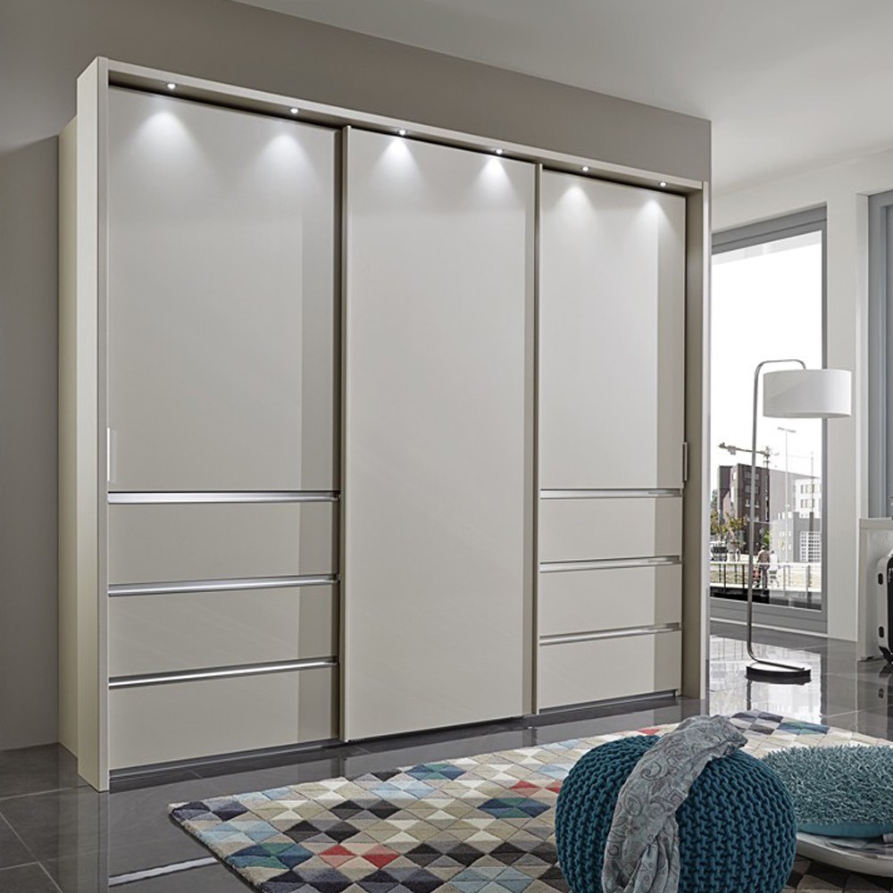 Tall White Wardrobe Sets With Drawers