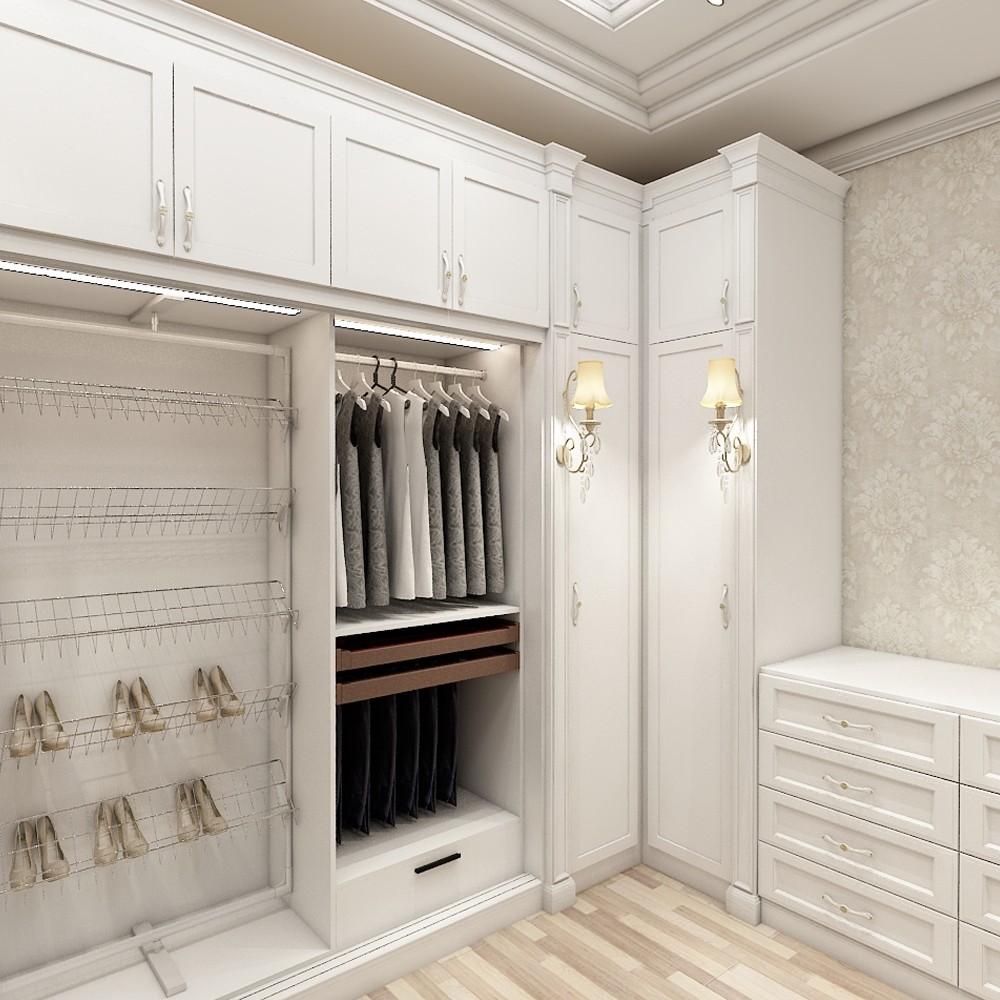 Large White Designer Wardrobe Closet