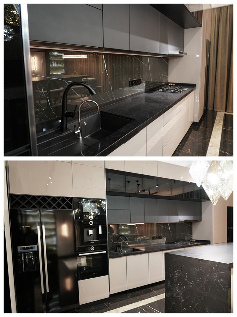 Kitchen Cabinet Design for Villa