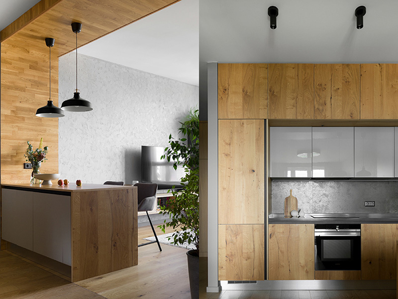 villa kitchen cabinet project