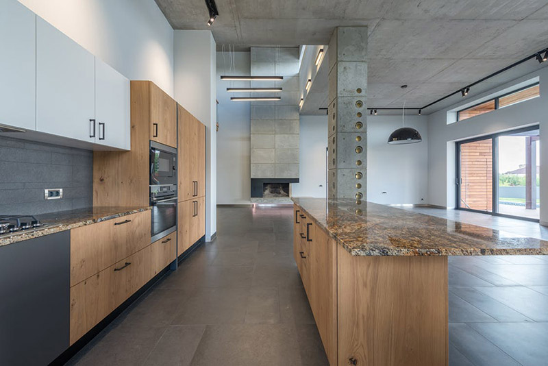 industrial style design kitchen cabinet
