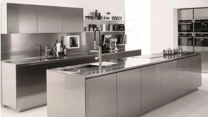 Stainless Steel kitchen cabinets