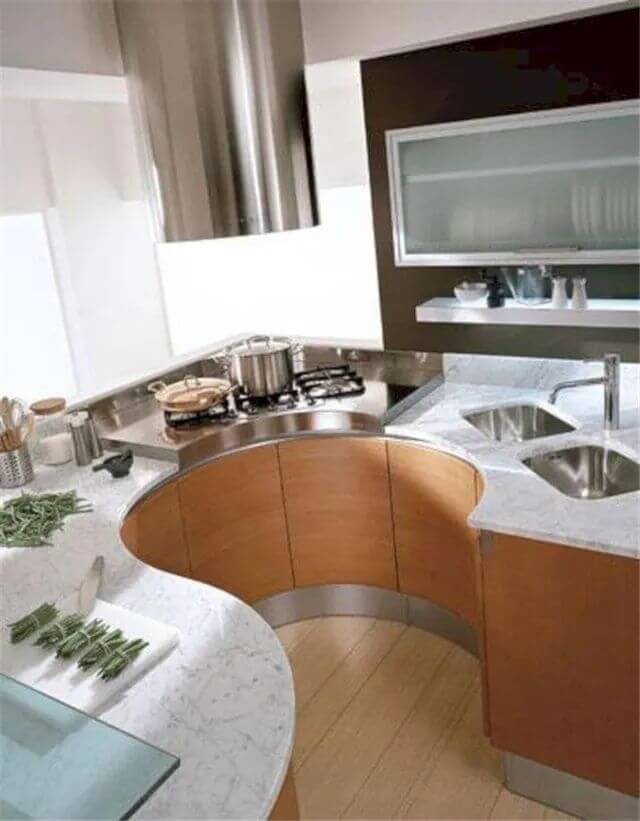 Circular kitchen designs