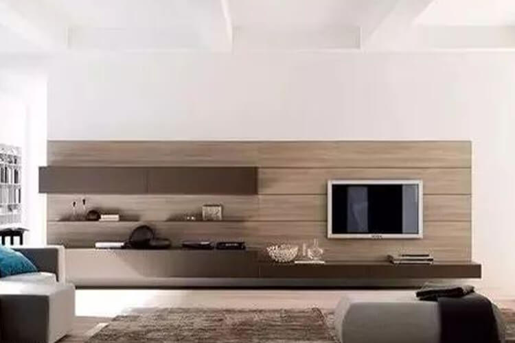 Simple TV Wall Design