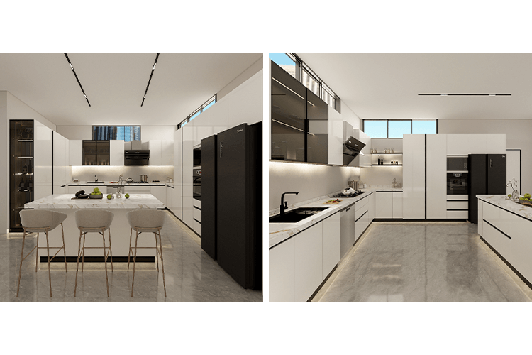white kitchen