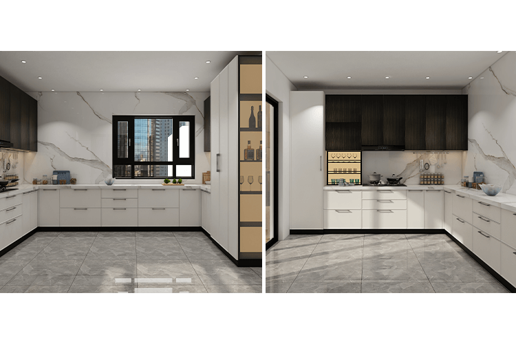 white kitchen