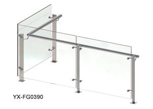FLAT BAR BALUSTRADE FP0390 GLASS SYSTEM