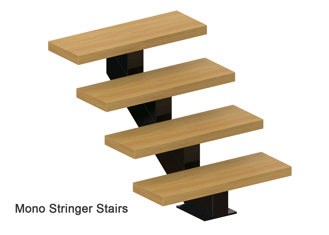 mono stringer staircase