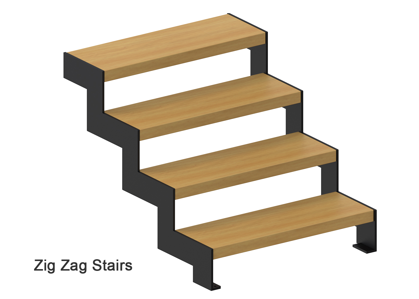 Scale a zigzag