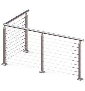 glass railing