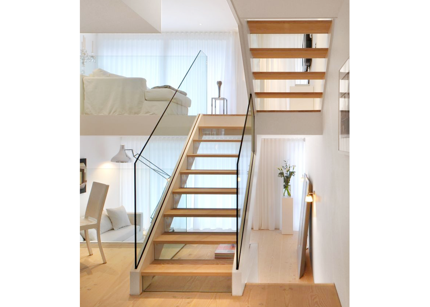 Double Steel Plate Stairs Slot