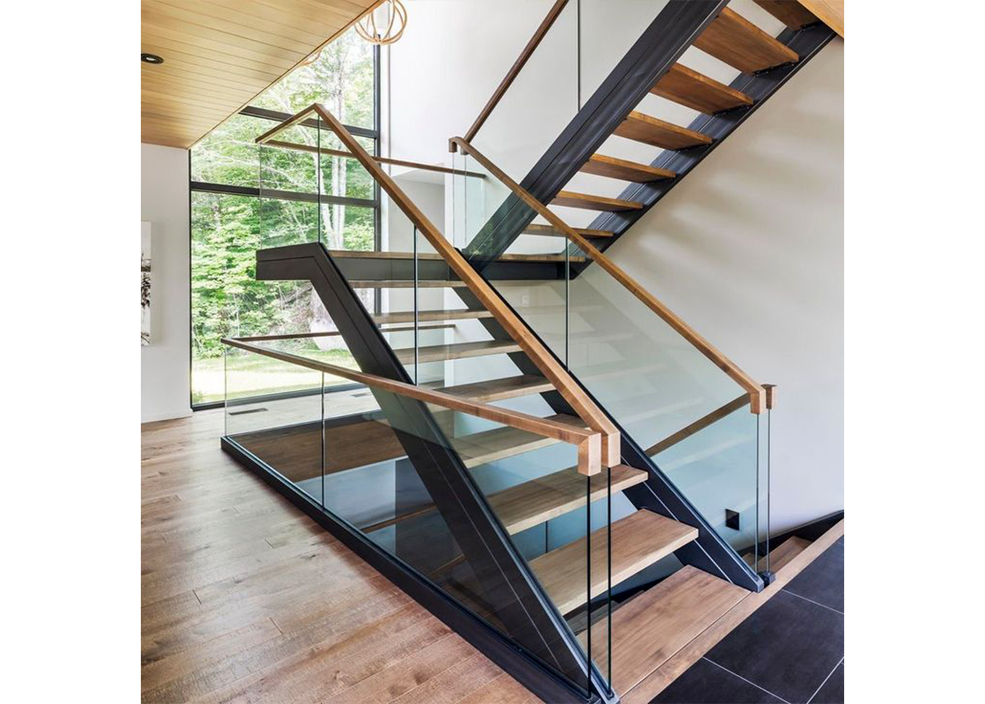 Double Steel Plate Stairs Slot