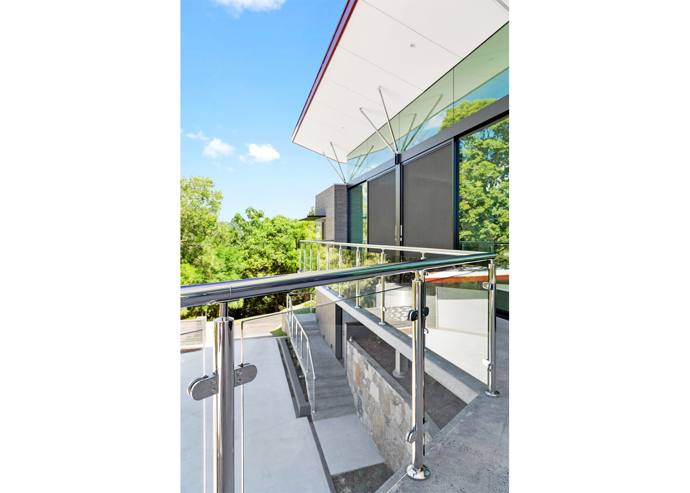 ROUND BALUSTRADE RP0185B GLASS SYSTEM