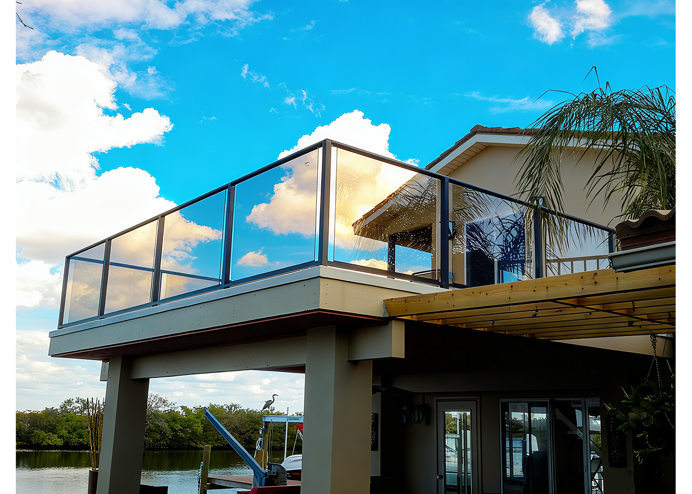 ALUMINUM AG0254 GLASS RAILING SYSTEM