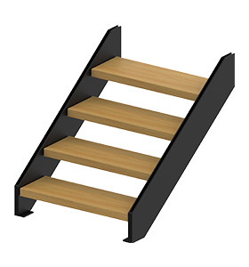 Mono Stringer Stairs System Mono Stringer Stairs System