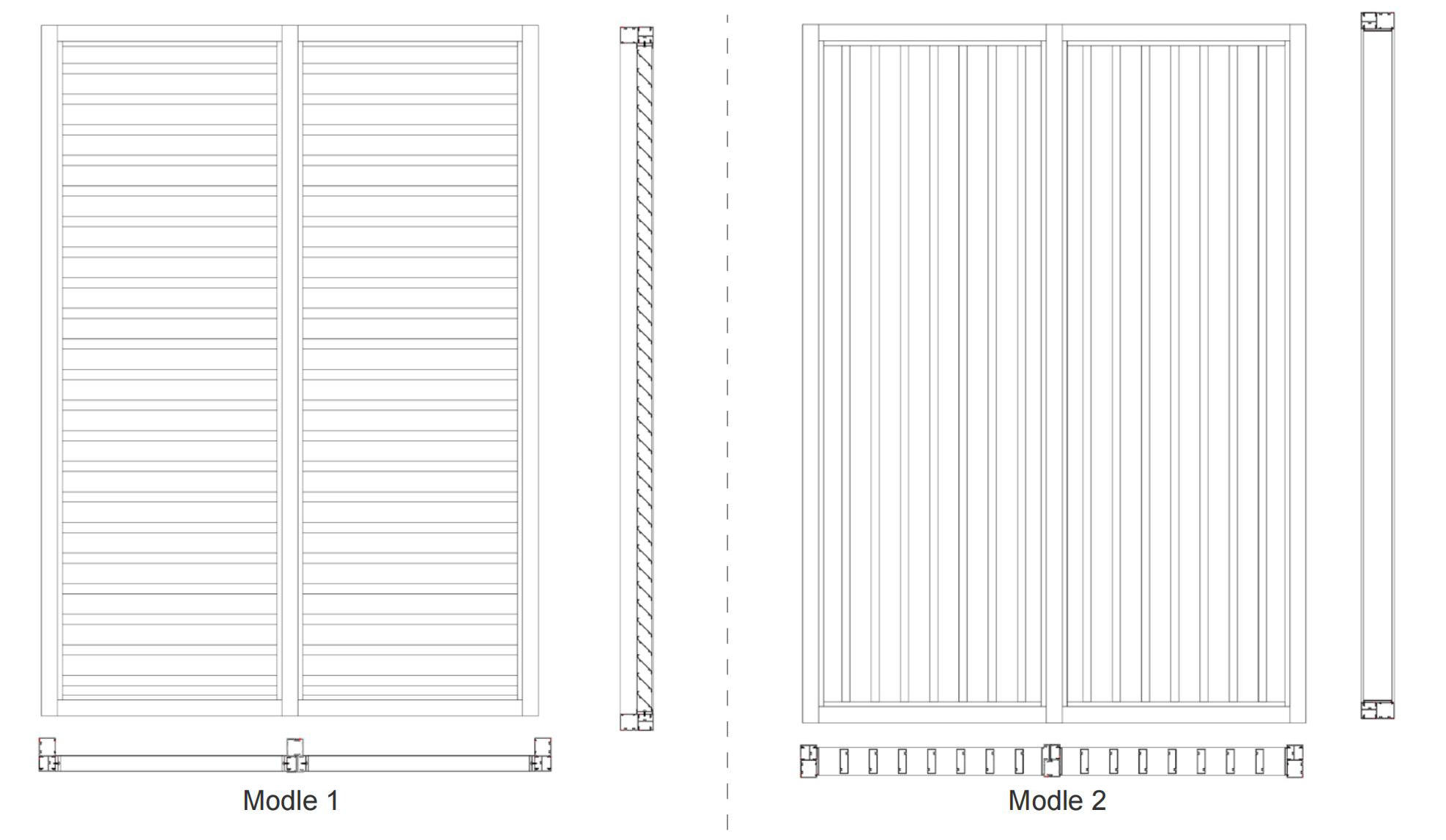Building Louvres Fixed Shutter System