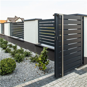 Modelo 1 de valla y portón