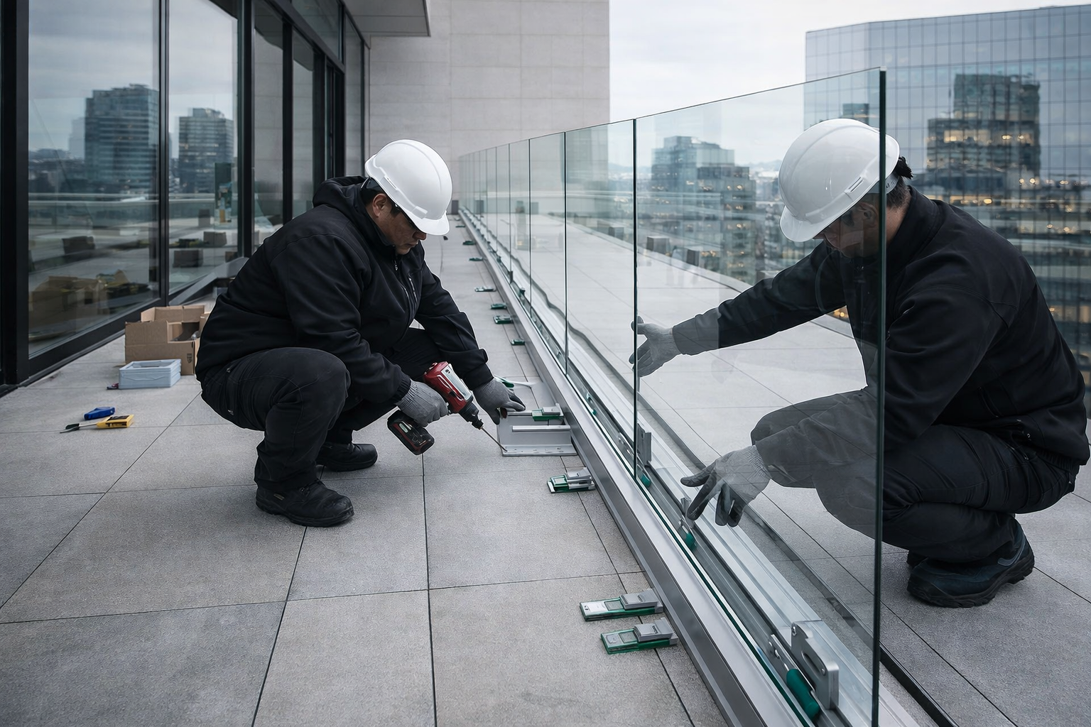 Frameless Glass Railing Frameless Glass Railing