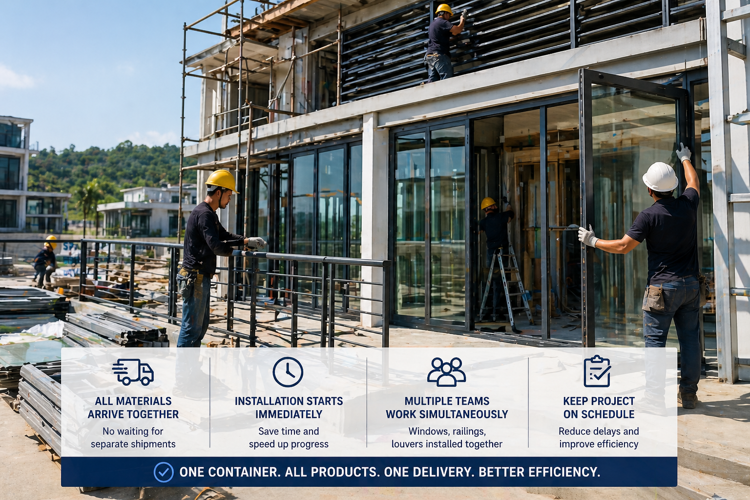 mixed container loading