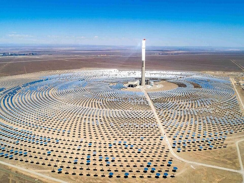 2021 Xinjiang Hami Tower 50MW CSP Project is about to undergo final commissioning