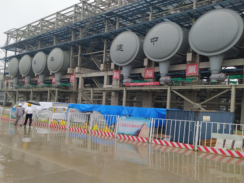 Inihatid ni Feiting ang mga espesyal na pipe fitting para sa lugar ng reaksyon ng PDH (propane dehydrogenation) unit ng proyekto ng ABS sa iskedyul