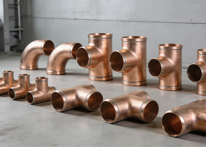 Conexões soldadas de topo em liga de cobre-níquel confiáveis ​​para aplicações marítimas e industriais.