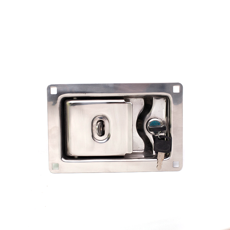 Mataas na Kalidad ng Zinc Alloy Car Truck Trailer Folding Safety T Type Recessed Paddle Handle Lock Toolbox Latch