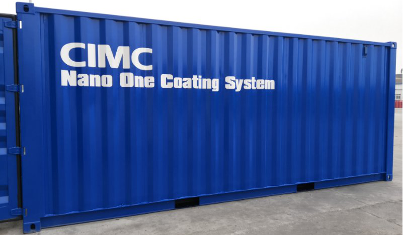 Container industrial coating solution
