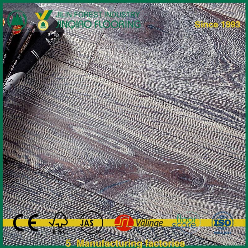 Deep Smoked White Wash UV Oiled Oak Wood Flooring