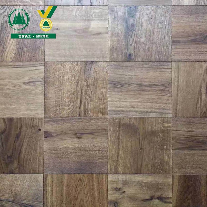 Block Parquet Smoked Oak Natural Oiled Engineered Flooring