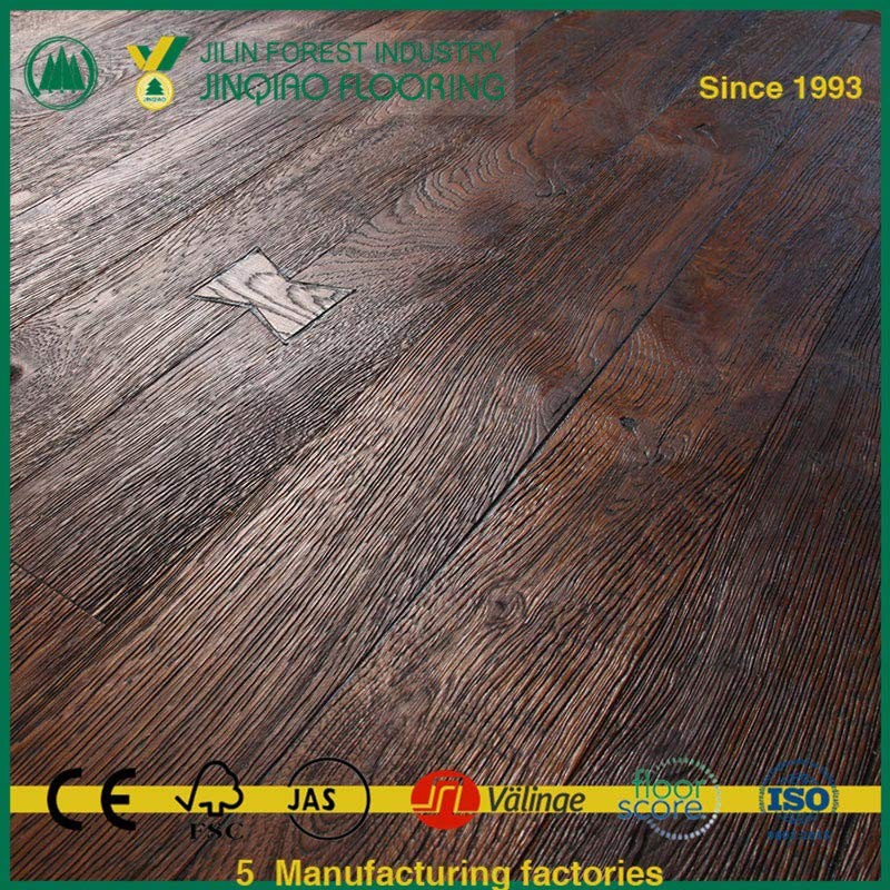 Deep Brushed Natural Oiled Engineered Wood Flooring