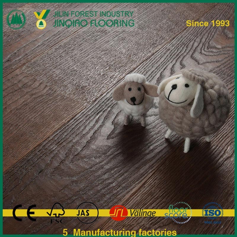 Reactive Treatment Stained Wood Flooring Rustic